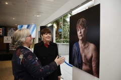 No FEE PICTURES
7/11/22 The Seen To Be Heard photography exhibition to highlight the perception of secondary breast cancer, at the launch of Dublin City Council's Inclusion and Integration Week 2022, which was opened by Lord Mayor Caroline Conroy in Civic Offices on Wood Quay. Picture: Arthur Carron